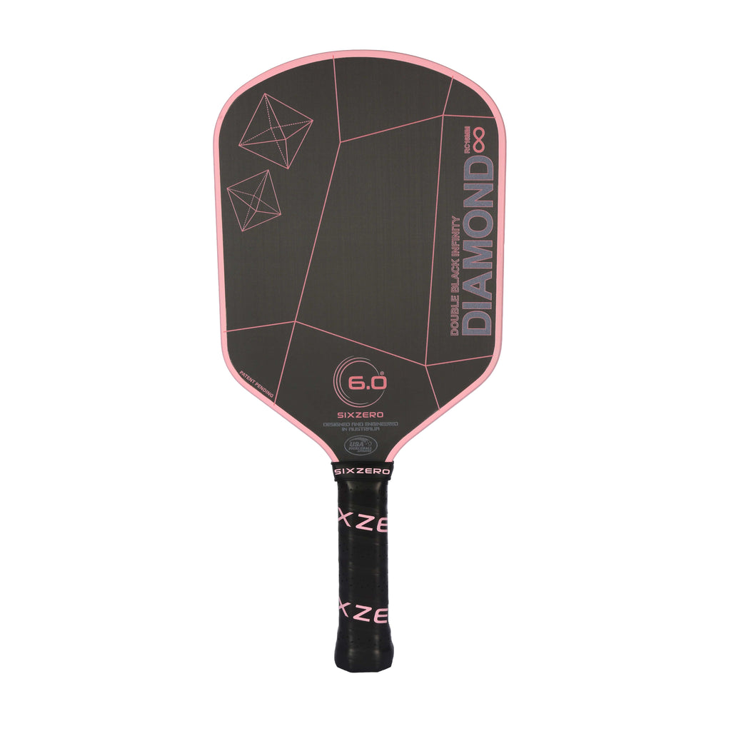 SUPR Pickleball Shop Paddles Infinity Edgeless Double Black Diamond Control