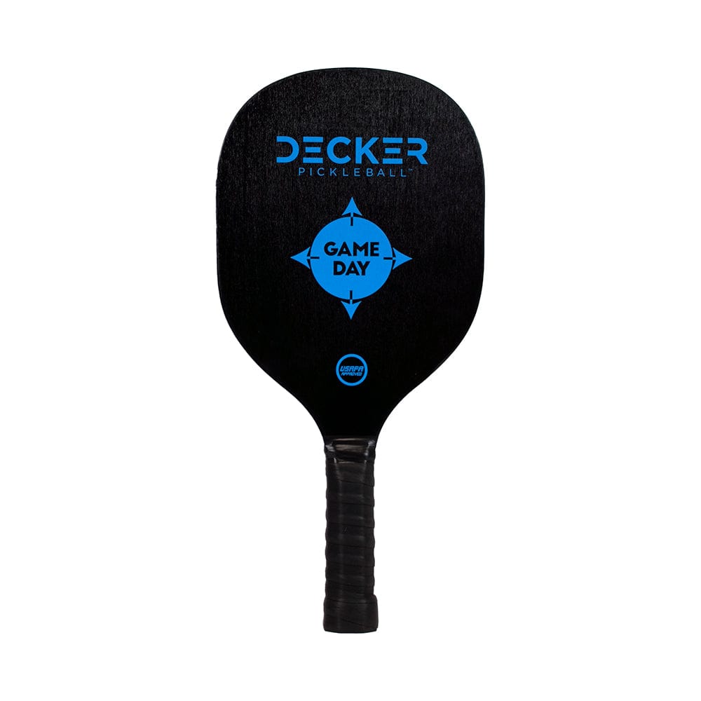 Decker Paddles Blue Decker Game Day Wood Pickleball Paddle