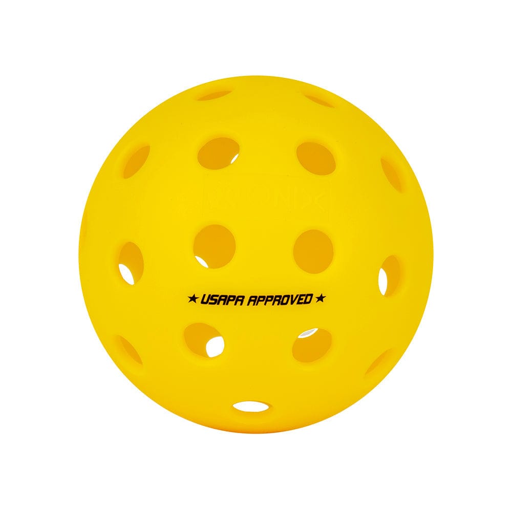 ONIX Balls Yellow / Retail 3 PK $9.95 ($3.32 Per Ball) ONIX Fuse G2 Outdoor Pickleball